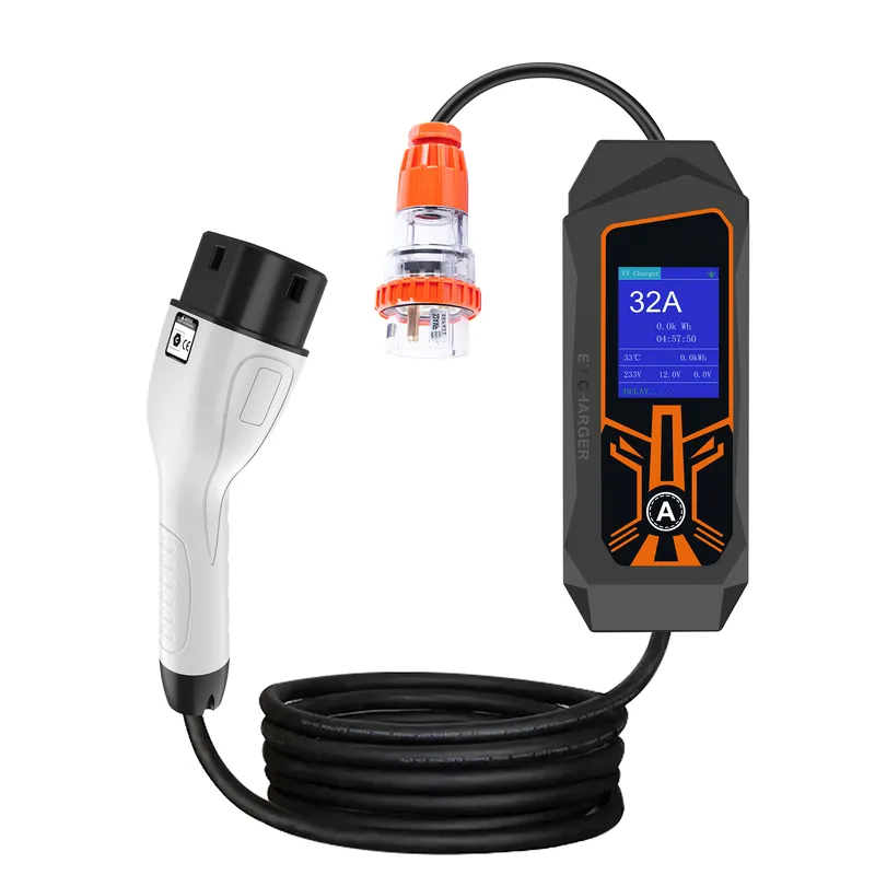 Portable Ev Charger 32A Type 2 Cee Plug - Caricatore EV Portatile AP01 32A 7kW