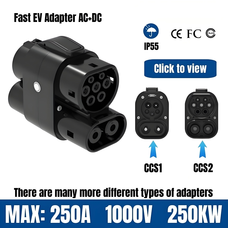 Adattatore di Ricarica EV 250A - Ccs2 To Ccs1 Fast Charge Adapter 250Kw recensione e prezzo